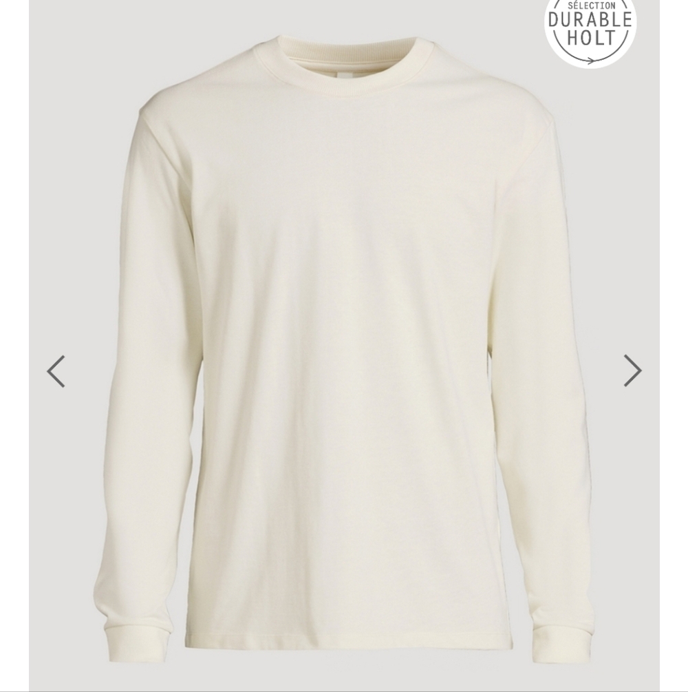 KOTN Cream Long Sleeve Tee